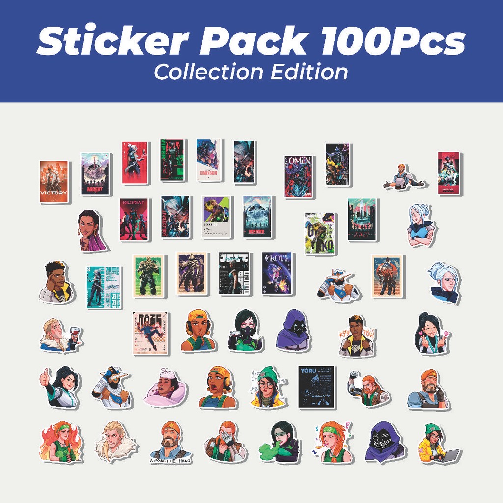 

Hot Stiker Valo Boys Lucu Anti Air Stikers Berperekat Waterproof Sticker Decal Buat Motor Helm Buku Journal Koper Casing HP Laptop Botol Minum