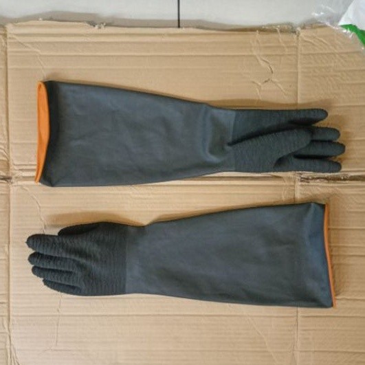 Sarung Tangan Karet Chemical Sandblasting / Sarung Tangan Karet Panjang