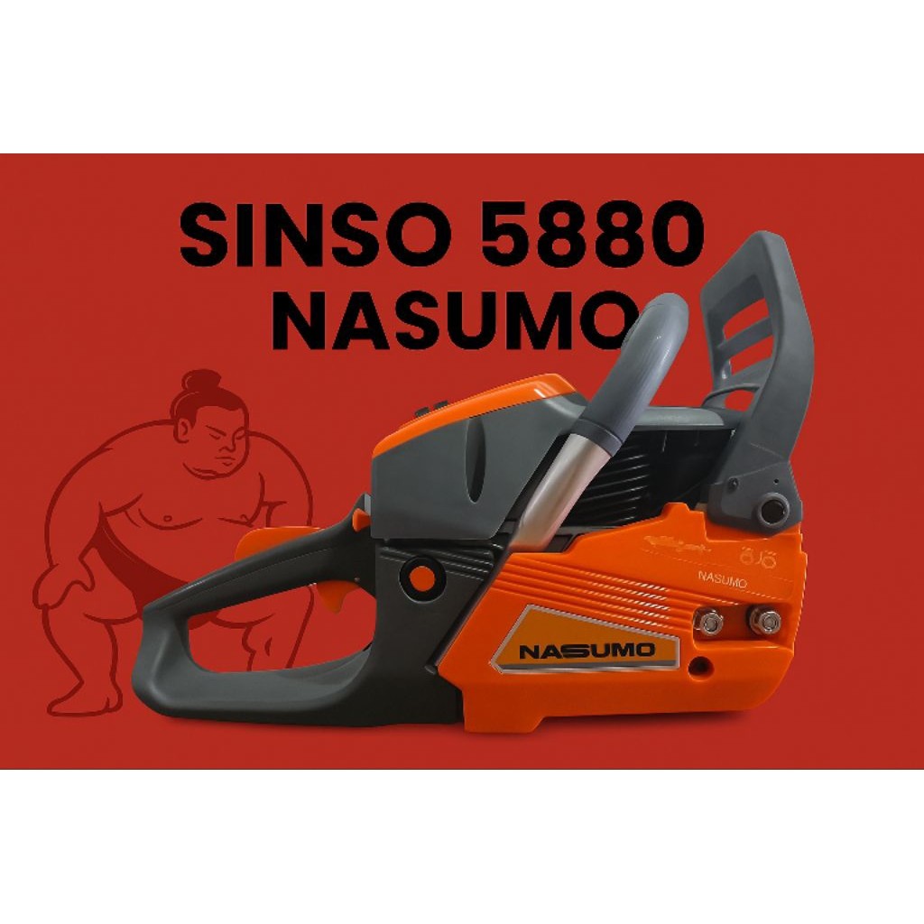 SINSO NASUMO 5880 BAR BAJA 22 INCH/CHAINSAW NASUMO 5880 BAR BAJA 22 INCH/MESIN GERGAJI KAYU MURAH