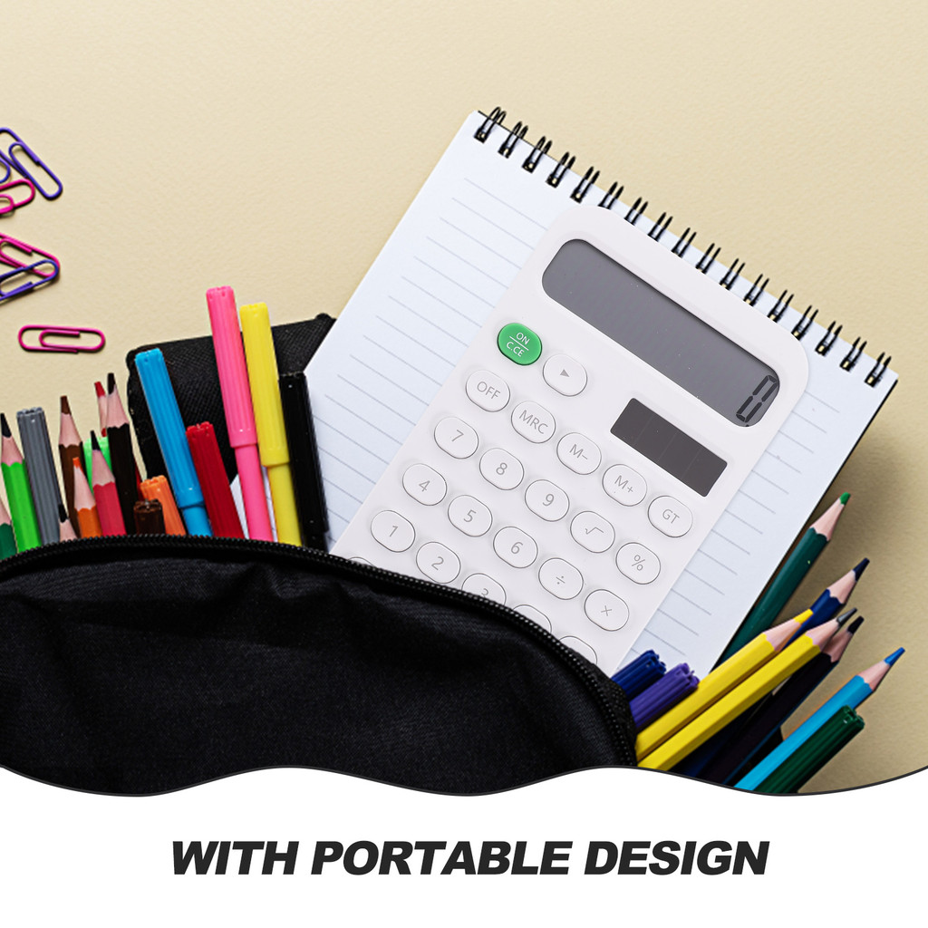 

Student Calculator LCD Display for Secondary School Mechanical Number Hand Held Abs Portable Small Calculators Colleague