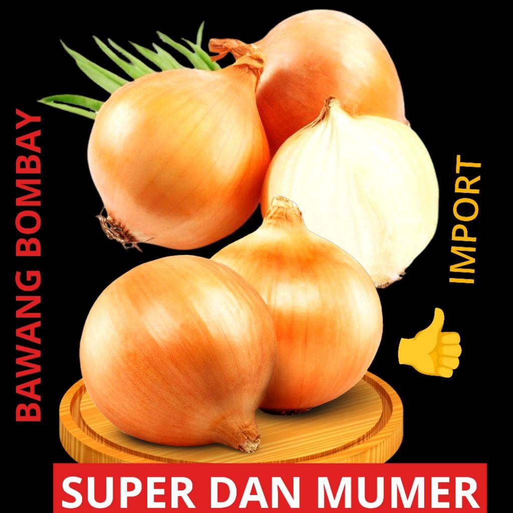 

Bawang Bombay super 0,5 KG/ 500 gram