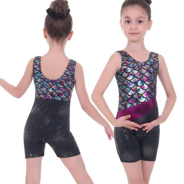 Celana set Gymnastic Leotard Baju Gymnastics Senam Dance Anak Balet Ballet Renang Senam Artistik Gym