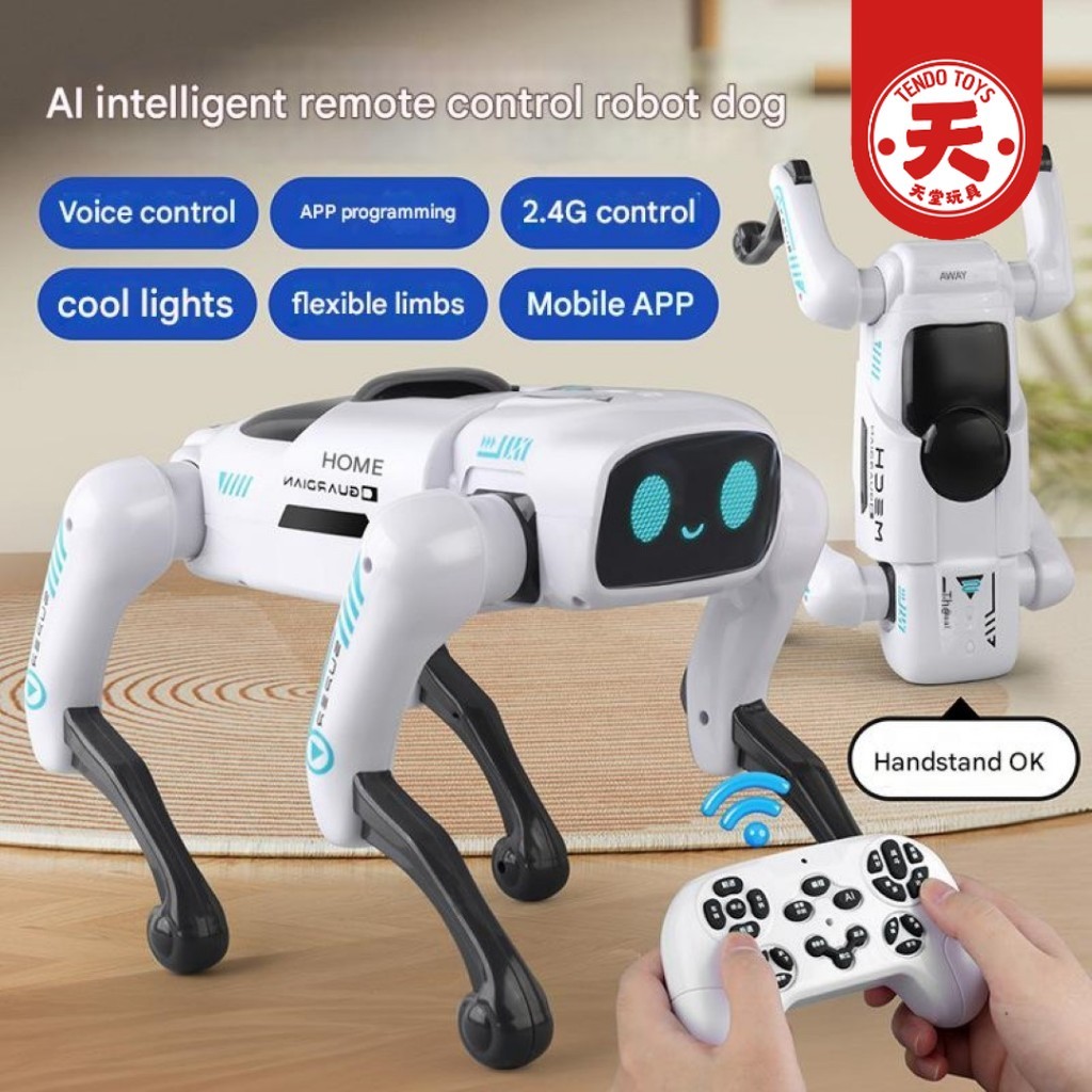 Mainan Robot Anjing Dog RC Joget Unitree Mechdog  Turret Mainan Edukasi Anak Turret Robodog Canggih 