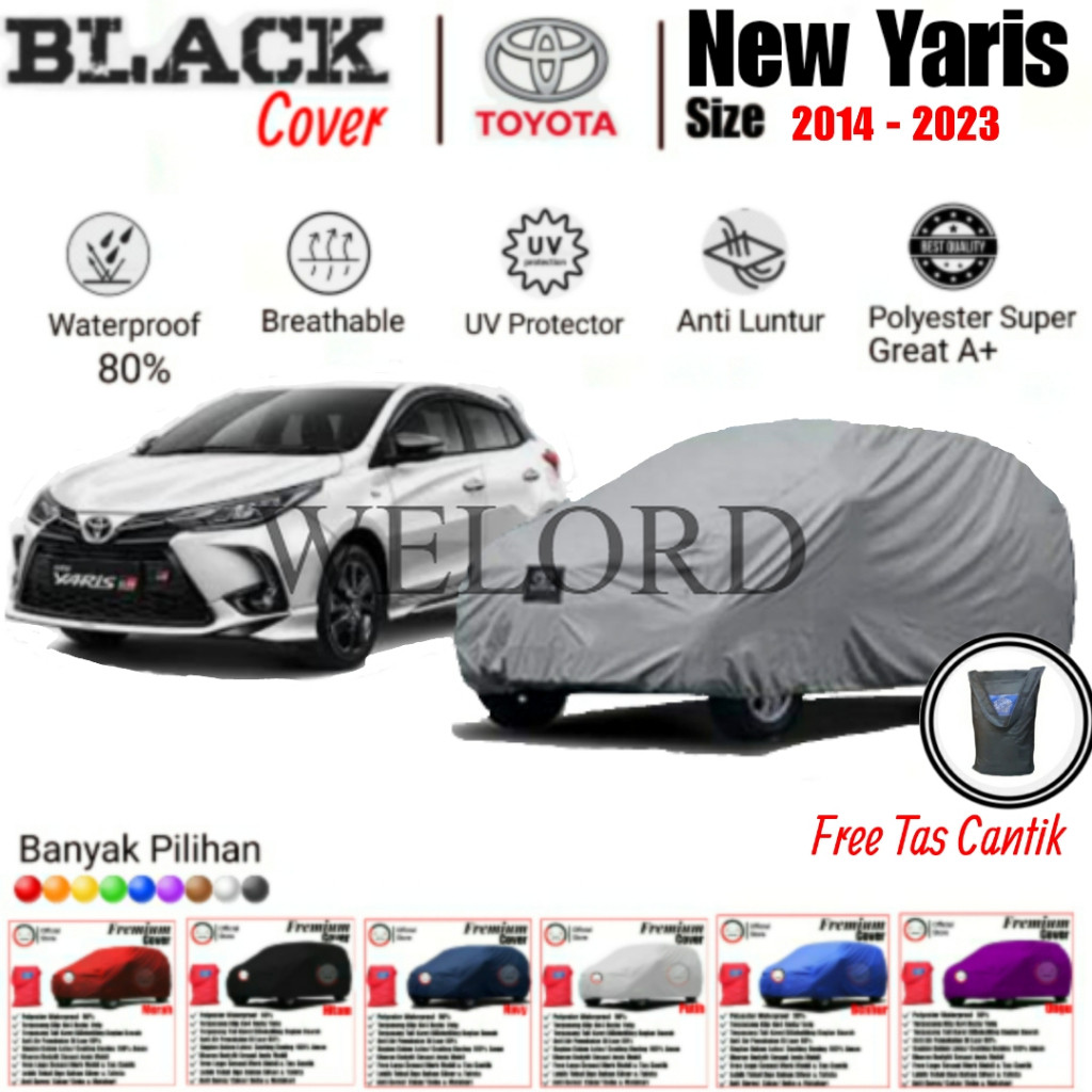 Cover Mobil Toyota Yaris, Sarung Mobil Yaris, Selimut Mobil Yaris, Yaris Bakpao, Yaris Lele & Joker