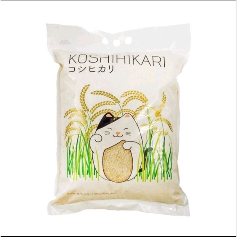 

Koshihikari Beras Jepang 5KG / Beras Japonica Cocok untuk sushi, onigiri dll