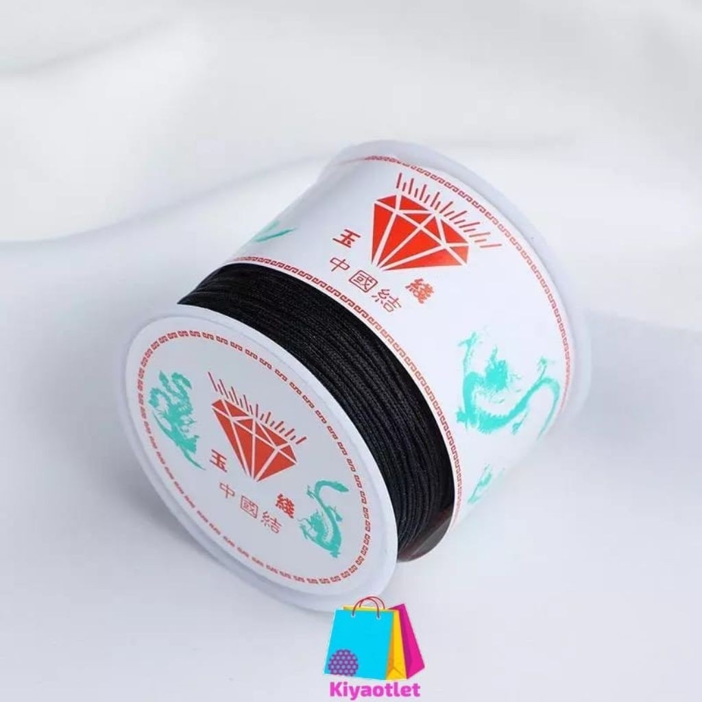 Ready Tali Giok Cina 0.8mm | Tali Strap phone | Tali Super Kuat Bahan Meronce Gelang Kalung DIY ( 5m