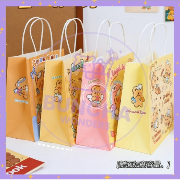 

BW Paper bag butter bear / tas kertas belanja / shoping / kantong souvenir S-PO034