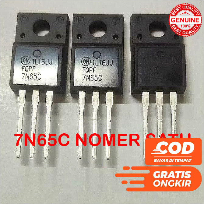 IC 7N65C TRANSISTOR 7N65C ORI ASLI NOMER SATU