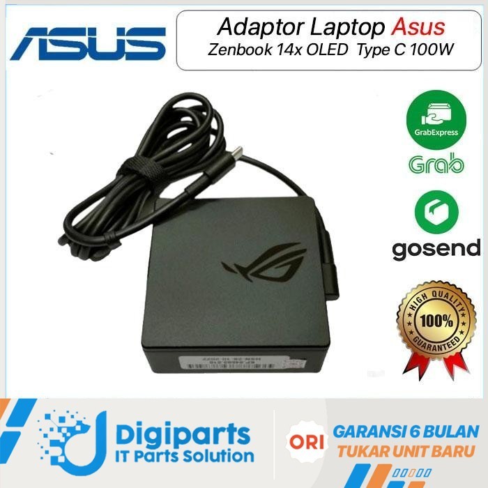 Adaptor Charger ASUS ZENBOOK 14X OLED UX5401E UX5401ZAS Type C 100W