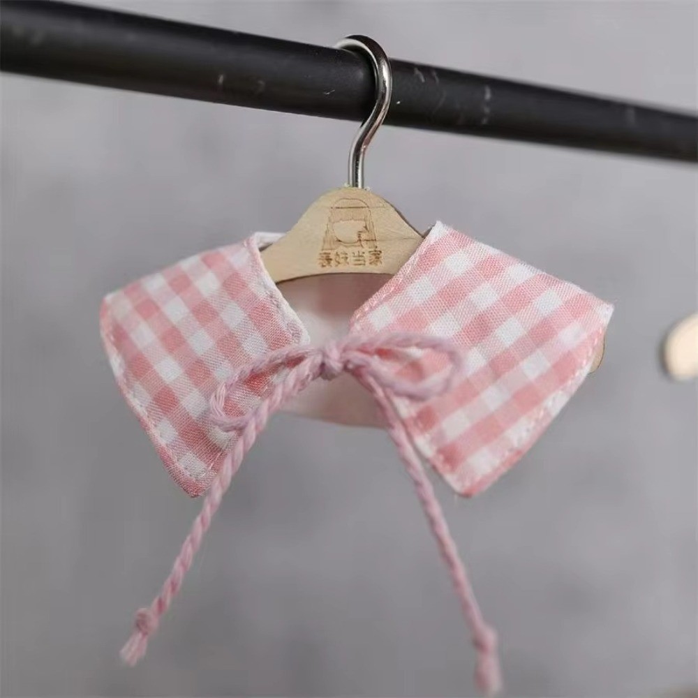 10~15cm Doll Clothes Macaron Outfit Checkered Doll Costumes Cotton Stuffed Doll 15cm Cotton Doll Clo