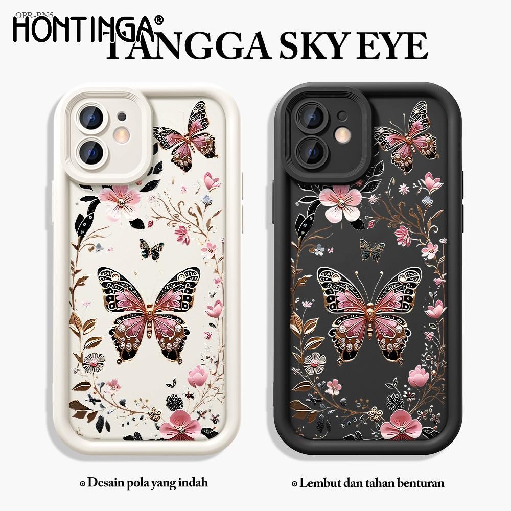 Hontinga Casing Hp Untuk OPPO Reno 13F 11 11F 8T 7 8 5 10 6 3 7Z 8Z 4F 4 5F F11 F9 F7 2F 2Z F5 Pro 4