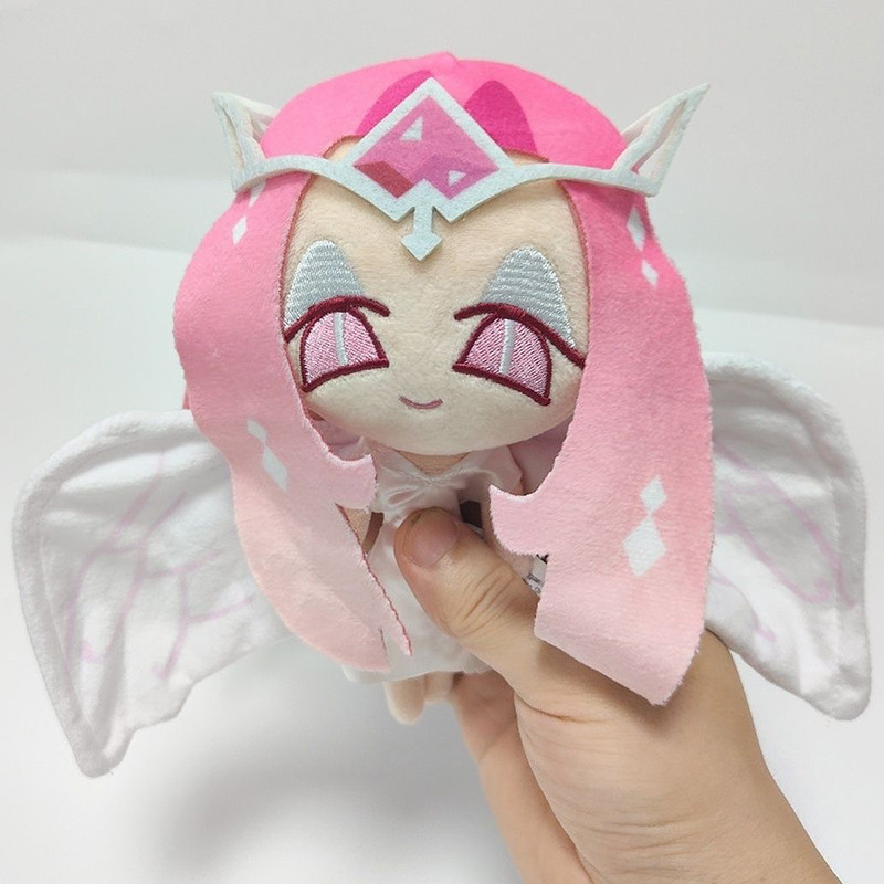 25cm Cookie Run Kingdom Plush Toy Game Characters Anime Cartoon Stuffed Doll Shadow Milk Cookie Plus