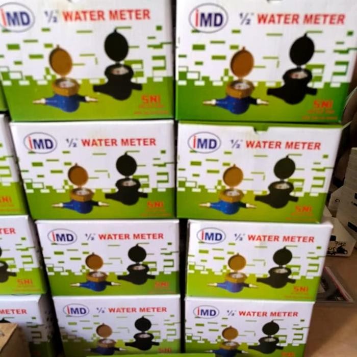 IMD Meteran Air Besi 1/2" / Meteran Air 1/2 Inch Besi Meteran Air PDAM
