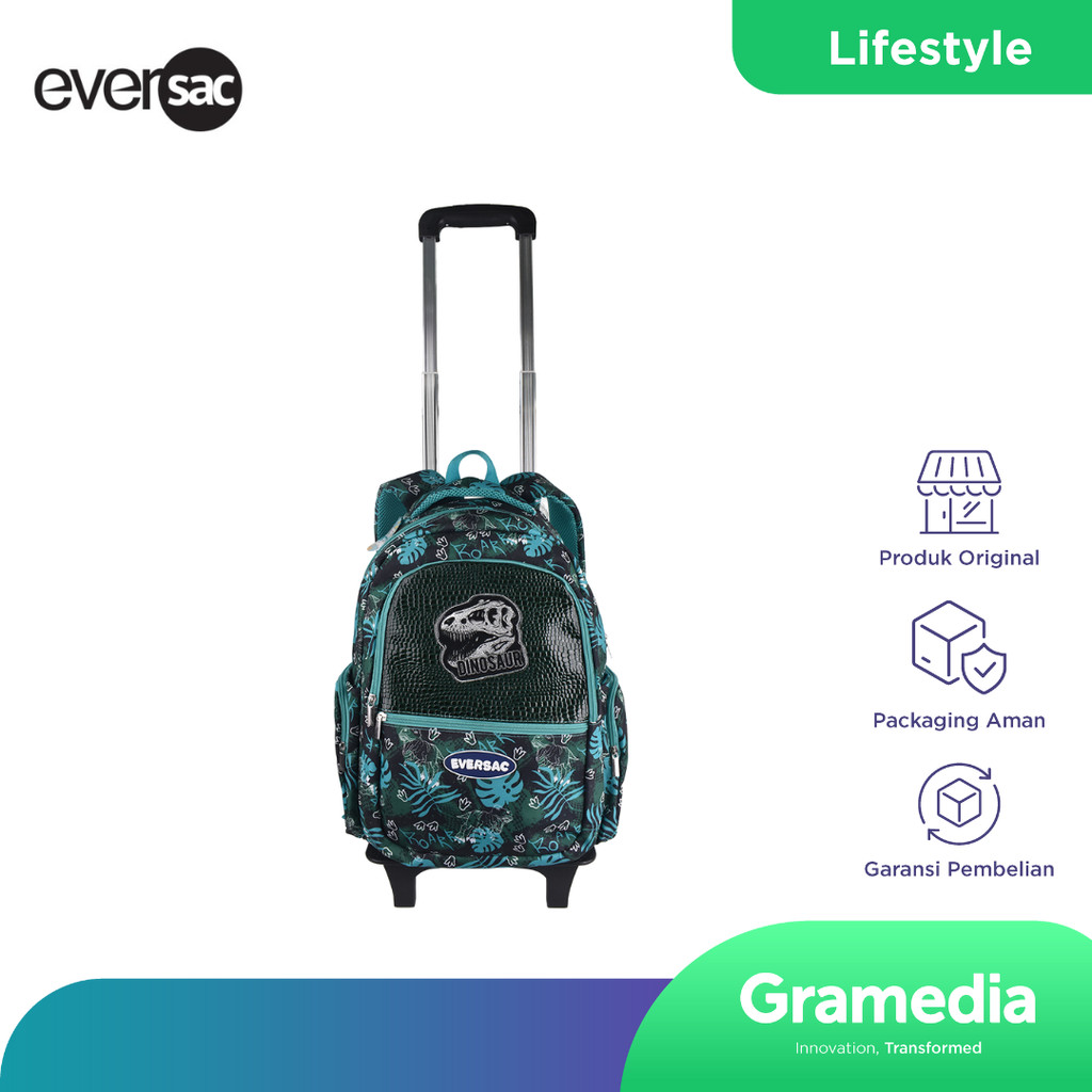 Eversac Trolley Backpack Dino