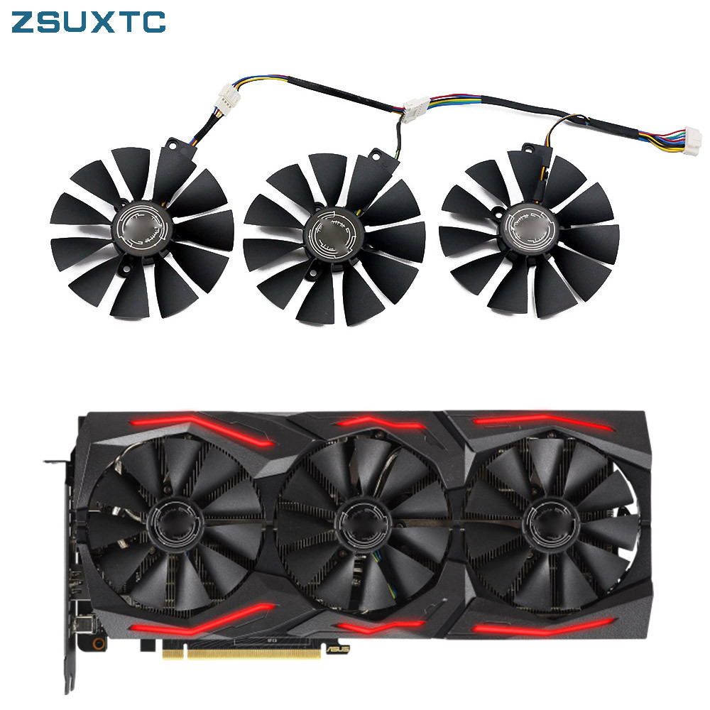 New For ASUS ROG Strix GeForce RTX 2060 2070 Video Card Fan 87MM T129215SL T129215SH RTX2060 RTX2070