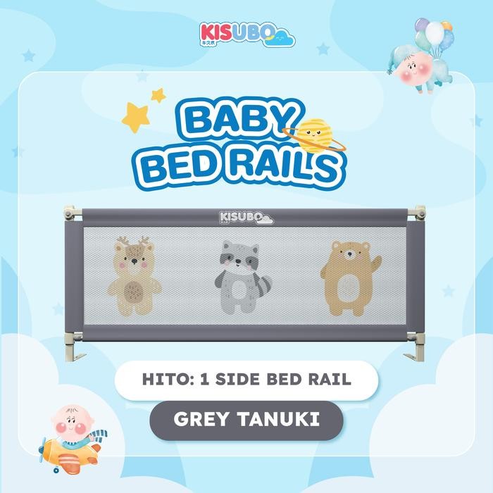 [TERLARIS] [Harga Per Sisi] KISUBO Baby Bed Rail Safe Bed Rails Sekat Kasur Pembatas Aman Pagar Kasu