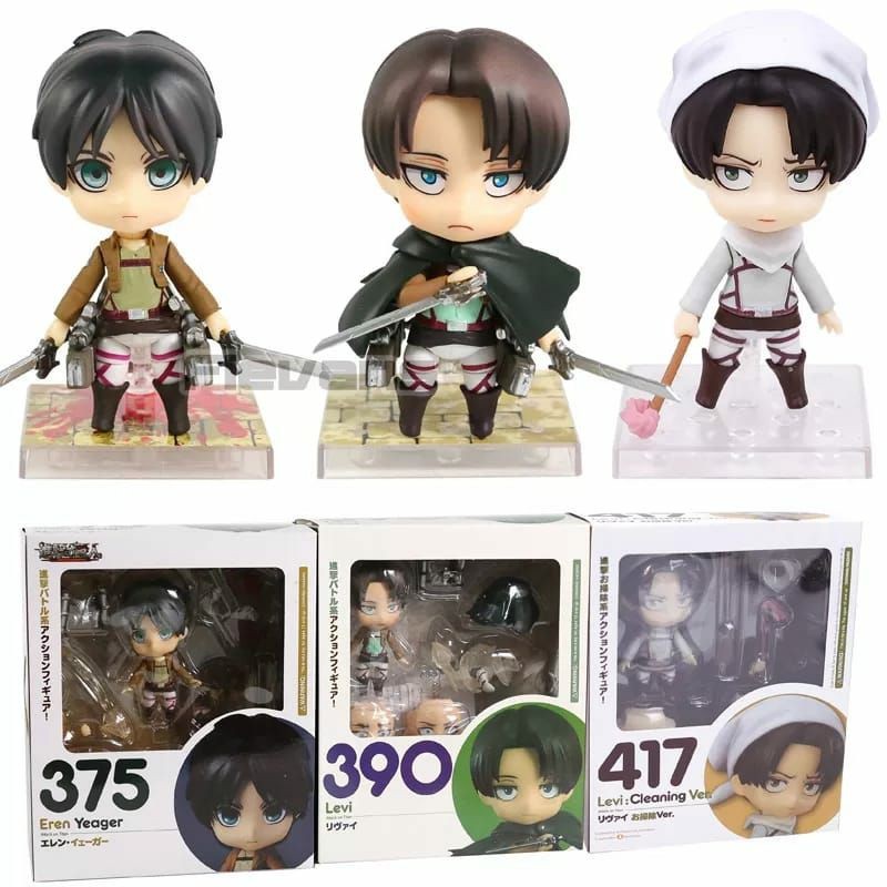 action figure nendoroid levi Eren Yeager Mikasa Ackerman