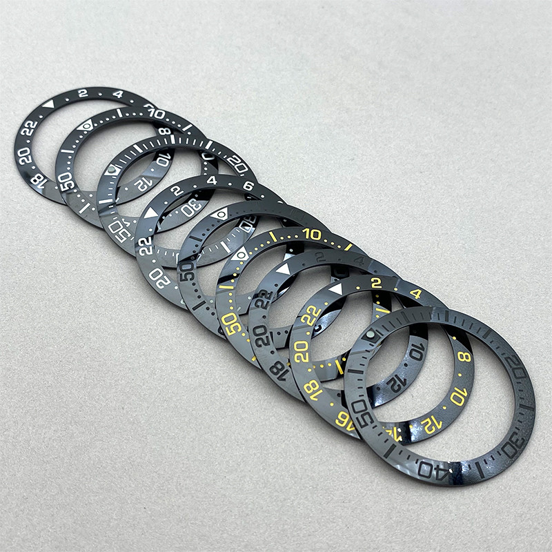 Mod 41mm*32mm Ceramic Watch Bezel Insert Ring Fits Seiko Prospex Series New Samurai Men's Watch Case