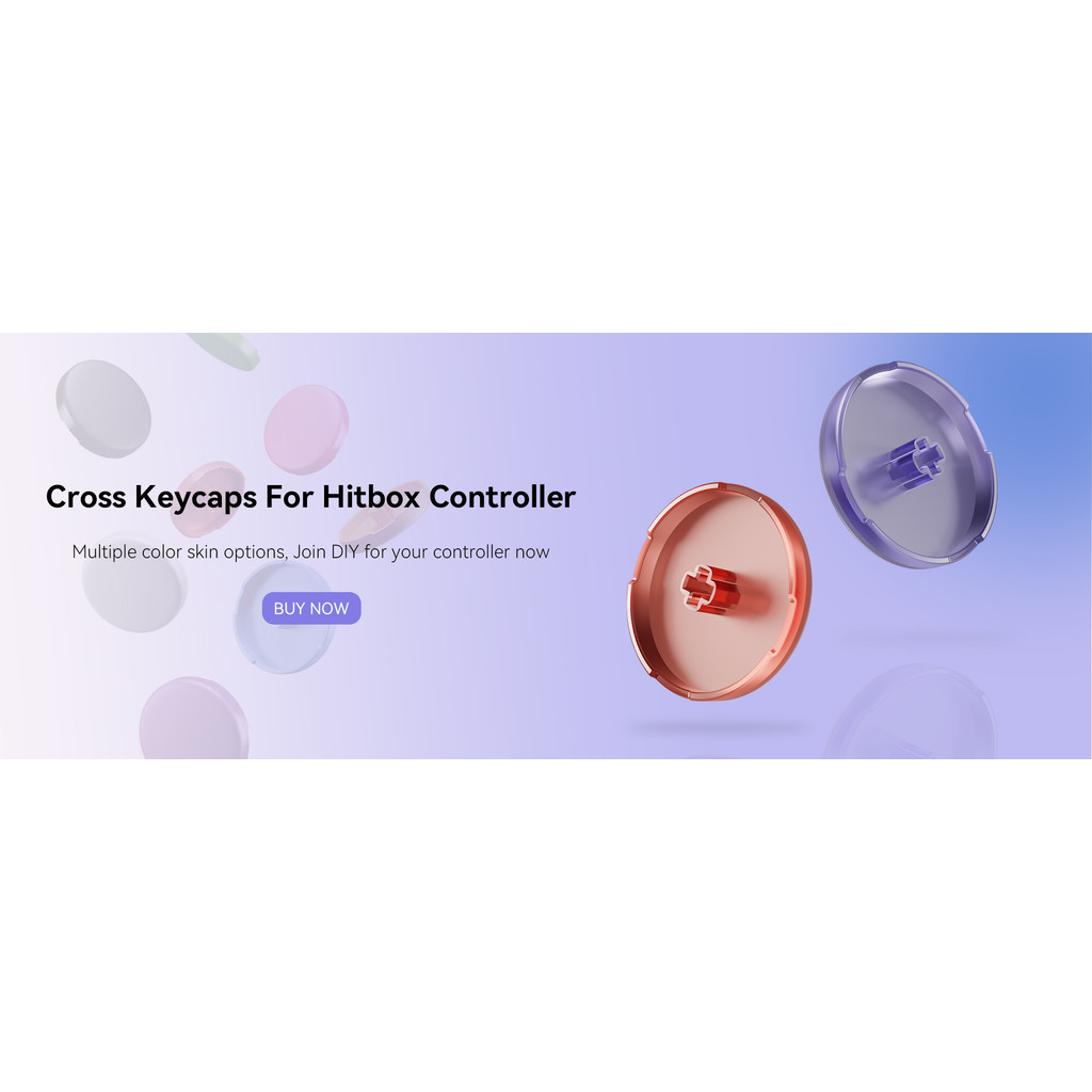 Haute42 Magnetic Hitbox Leverless Controller Button Rim Arcade Controller For PC/PS4/PS5/Swit Stickl