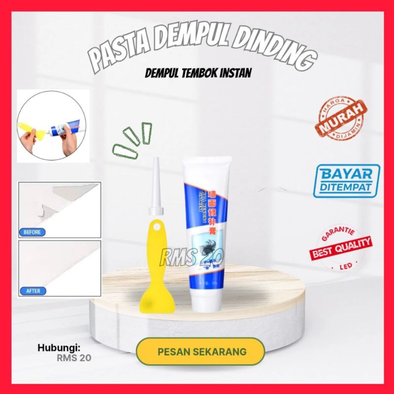 penambal dinding cream instan waterproof wall repair pasta magic waterproof dinding penambal dinding