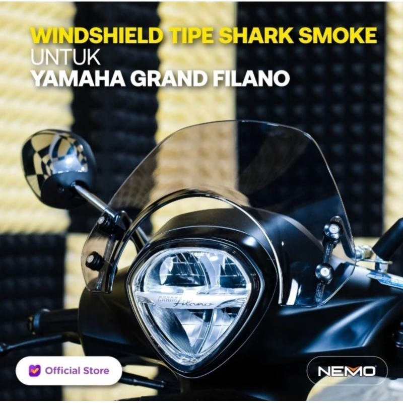COD Visor Windshield Grand Filano Tipe Shark / Visor Grand Filano / Windshield Grand Filano / Windsc