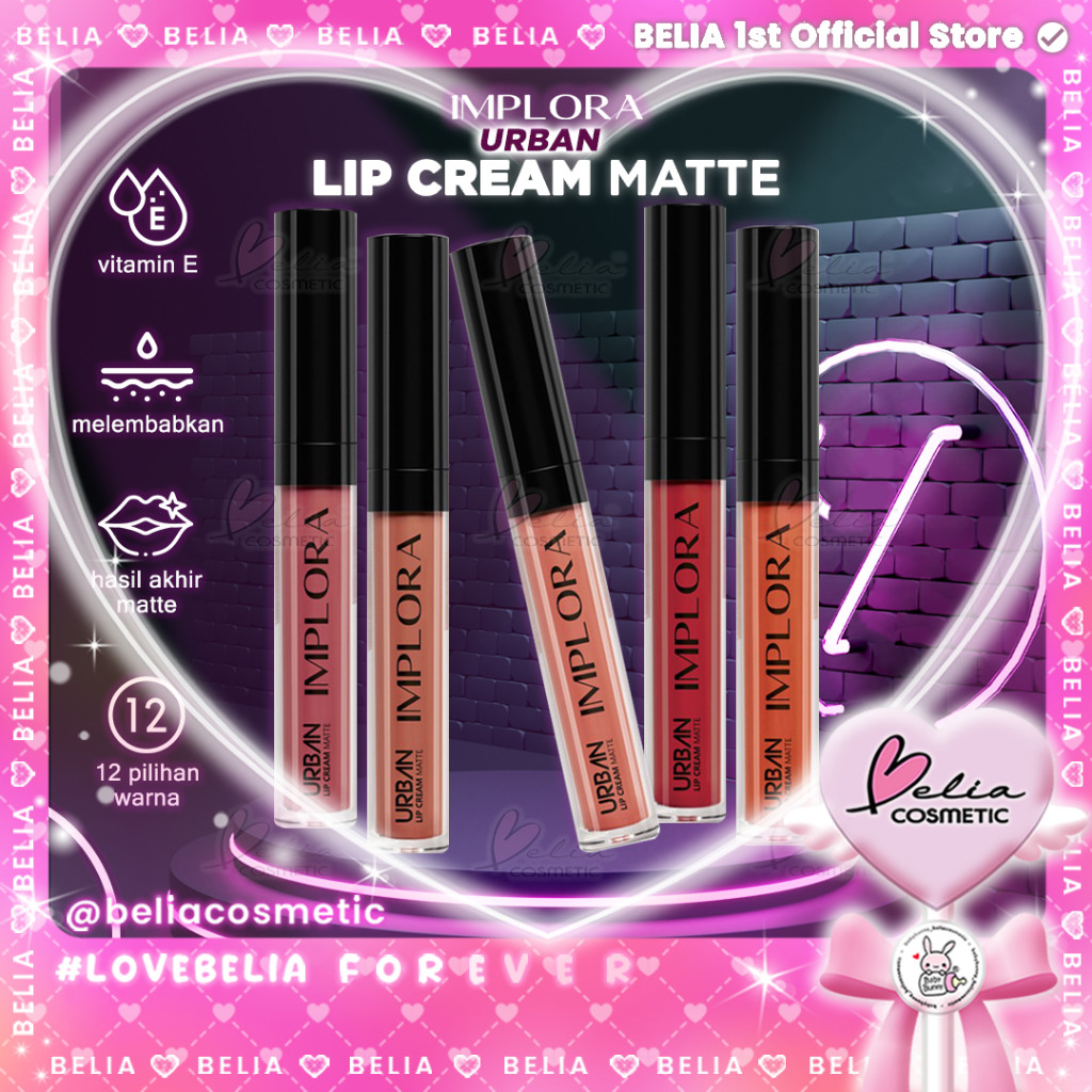 IMPLORA Urban Lip Cream Matte Velvet | lipcream Lipstick Lipstik Lip Matte
