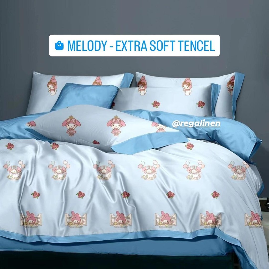 REGALINEN Sprei My Melody Extra Soft Tencel 160x200 180x200 200x200 120x200 100x200 90x200 Premium B