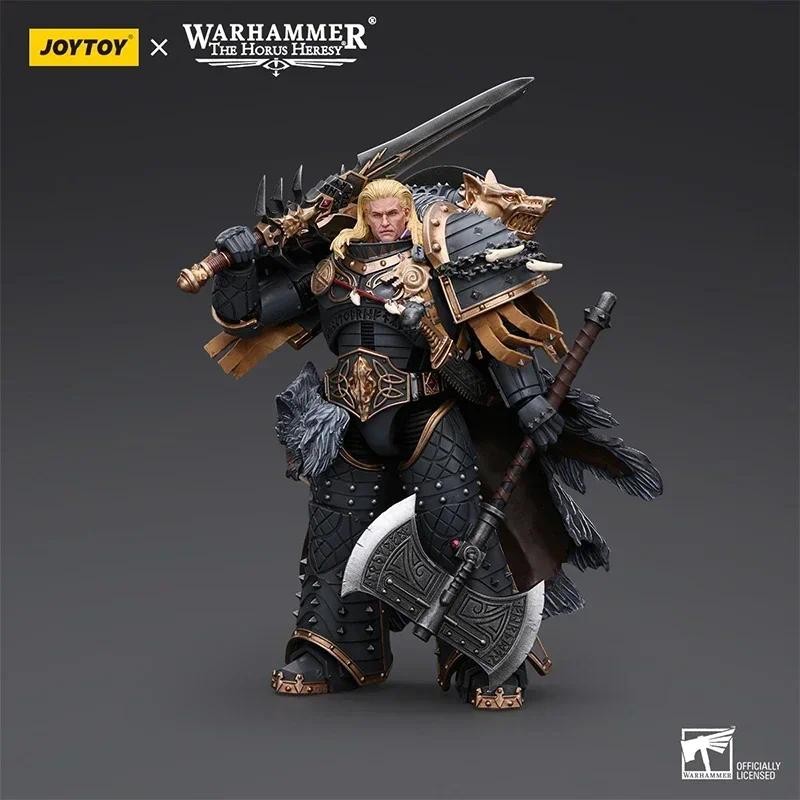 JOYTOY Warhammer 40K Space Wolves Leman Russ Primarch of The VIth Legion Action Figure Leman Russ Mo