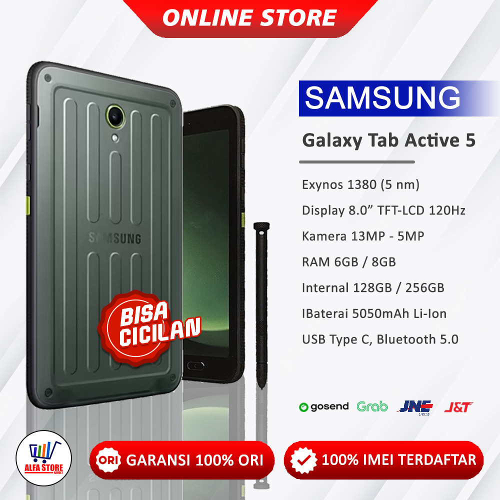 Samsung Galaxy Tab Active 5 RAM 6/128GB Garansi Resmi