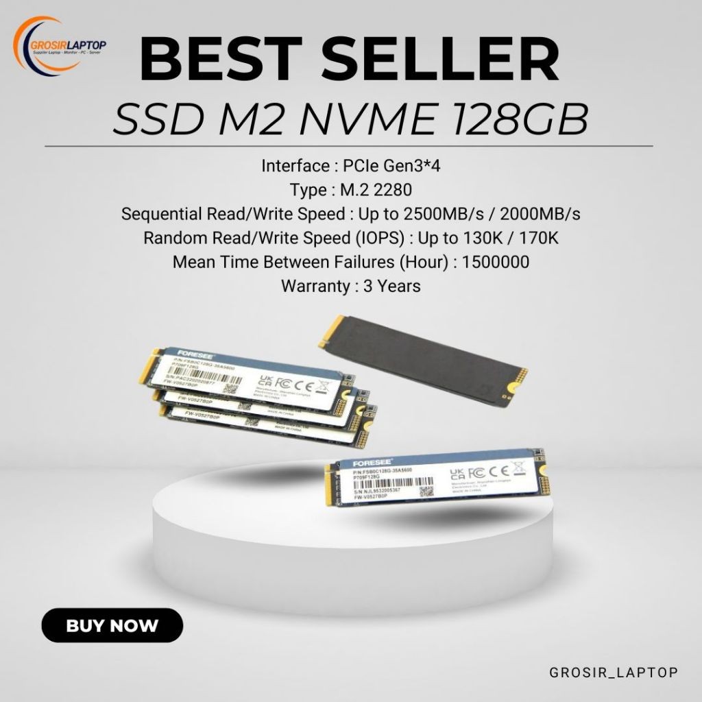 BEST SELLER SSD M2 NVME / M2 NVME 128GB / SSD M2 NVME 128GB