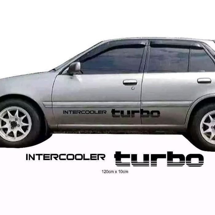 sticker cutting intercooler turbo starlet