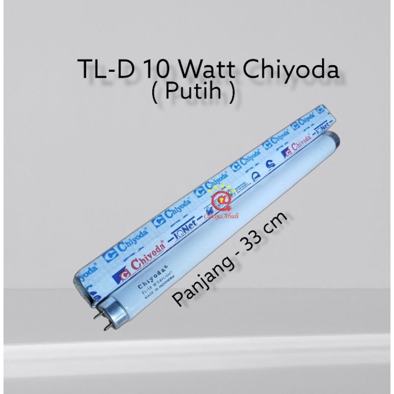 Lampu TLD 10w/54 Chiyoda / TL Lampu Neon 10 Watt Chiyoda