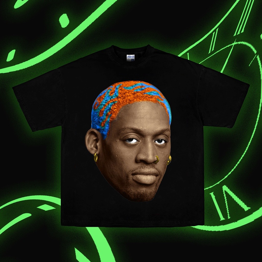 (COD) Rodman Head Tee w/ backhit / Kaos Bootleg Rodman