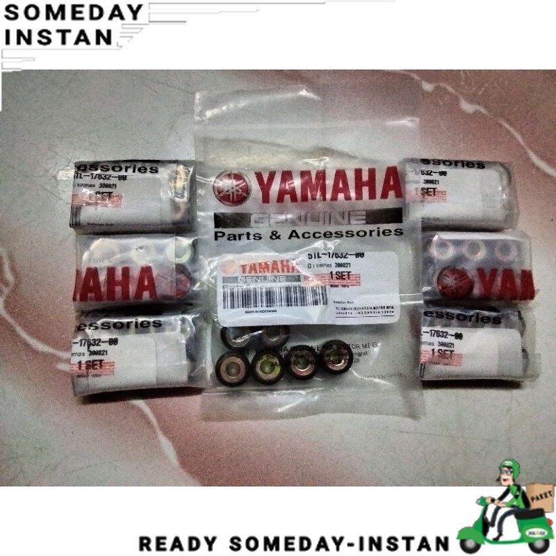 YR- 6 pcs Roller set roler mio karbu YAMAHA mio sporty mio smile nouvo fino karbu soul karbu GRADE B