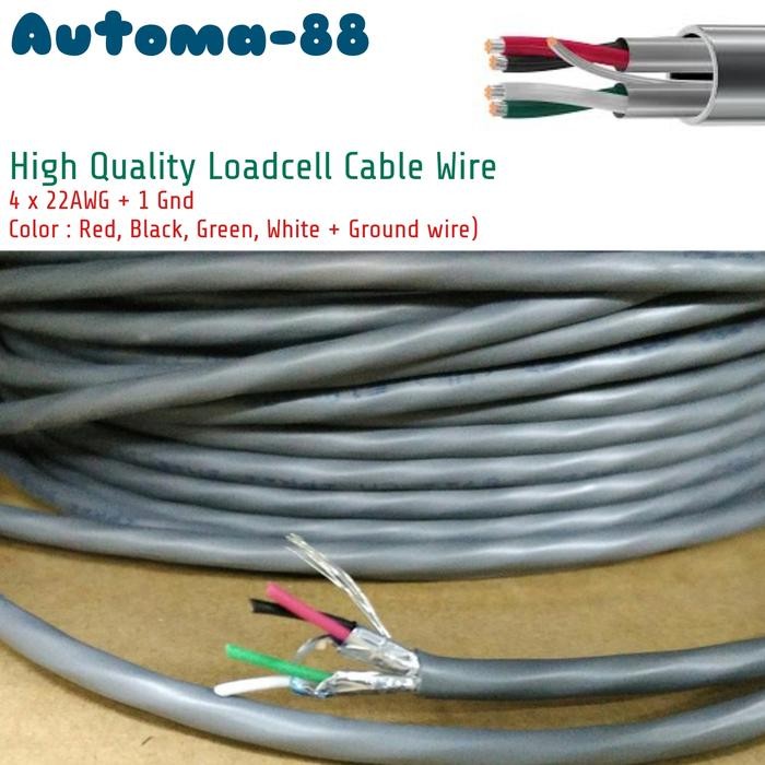 Kabel Loadcell High Quality isi 4 warna Line 22AWG Load cell Timbangan TERBAIK...
