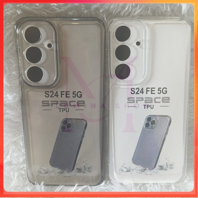 PROMO+COD Softcase Casing Clear terbaru Samsung S24 FE Slikon transparan dan pelindung belakang hp+c