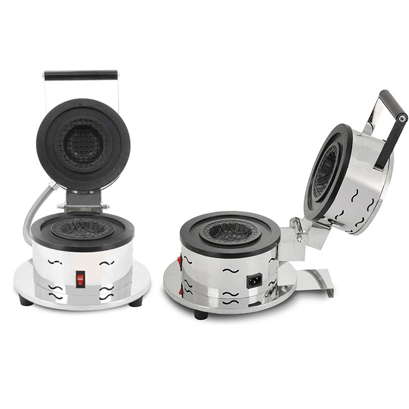 Commercial Gelato Panini Press Burger Machine Ice Cream Waffle Baker Machine Hamburger Waffle Making