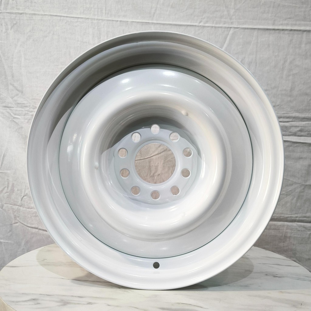 4pcs Velg Besi FT1502 16x7.0 5H 114.3 / 108 ET38 WHITE Dop Chrome  Ring 16 R16 lebar 7 SMOOTHIE Clas