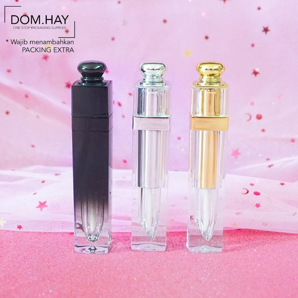 5ml Botol Lip Gloss Dior Kosong Kosmetik Packaging Pewarna Bibir Lipgloss Liptint Lipstik Lipbalm Co