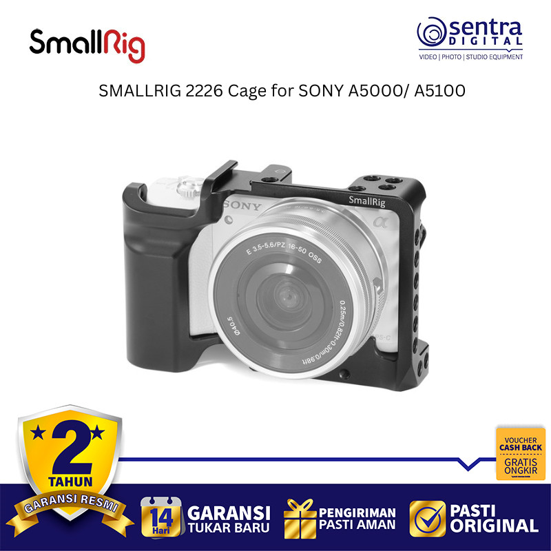 SMALLRIG 2226 Cage for Sony A5000/A5100 – Lightweight, Durable, Ready to Shoot (X01)
