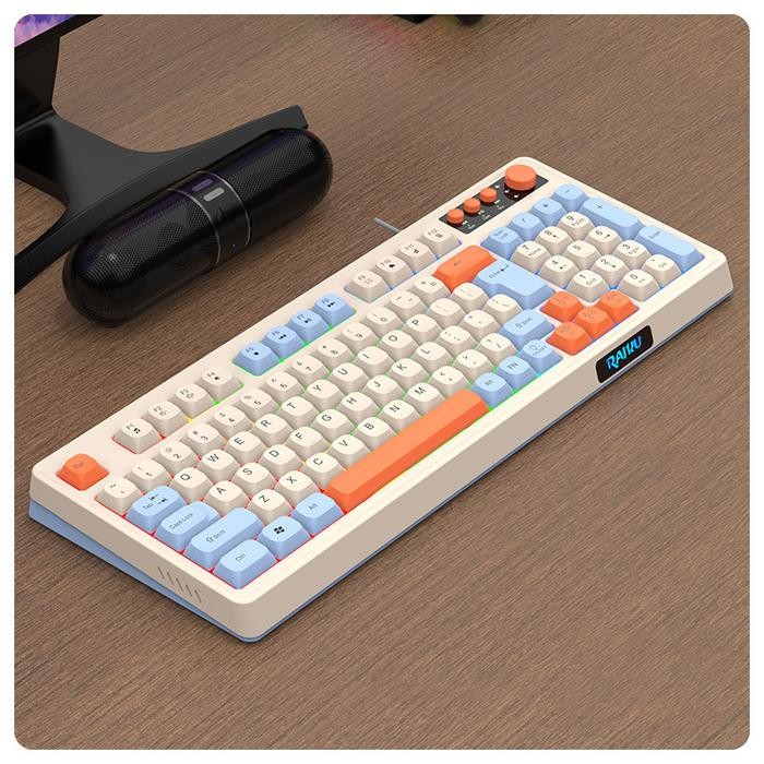 [sovrel] K98 Keyboard Keyboard Gaming Mekanik Keyboard Gaming cocok di pakai untuk Gaming, Kantor, B