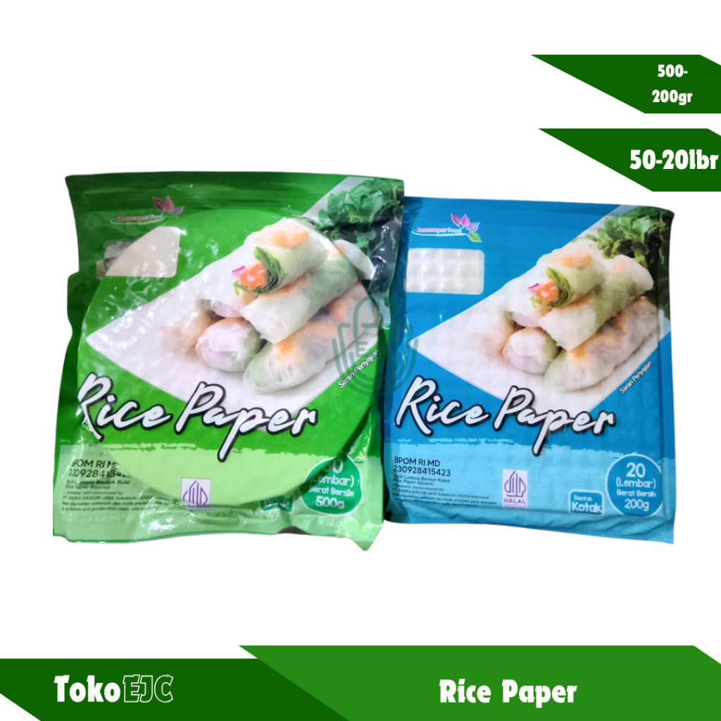 Rice Paper Kulit Lumpia Vietnam 200-500gr Halal
