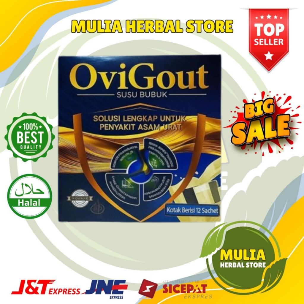 OVIGOUT SUSU ASAM URAT HERBALIFE ORIGINAL 100% HERBAL KENCING MANIS SYARAF KEJEPIT REMATIK DIABETES