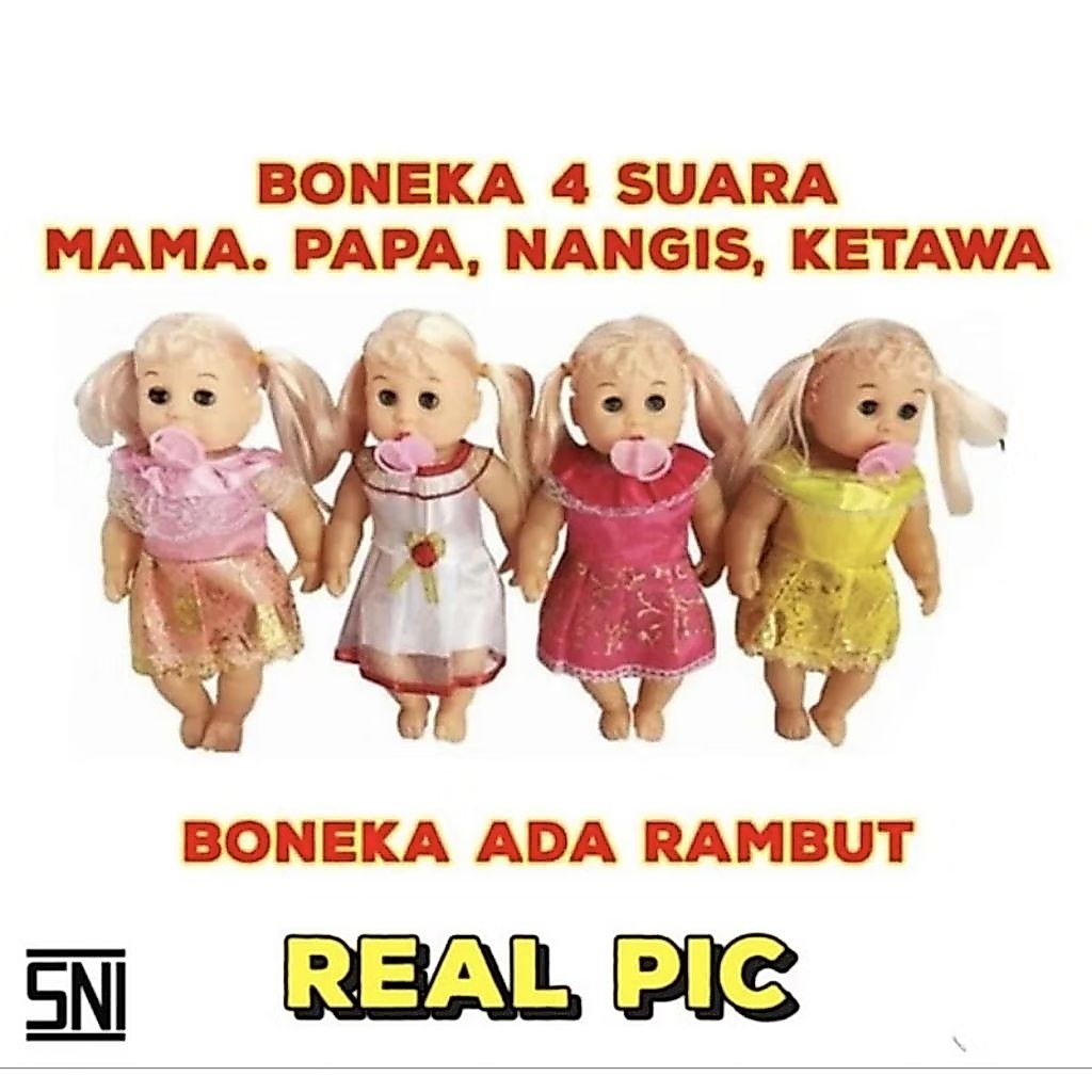 Mainan Anak Boneka Nangis Dot Maple - Mainan Anak Perempuan Boneka Bisa Nangis