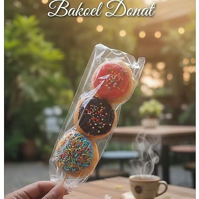 Donat sate/ Donat tusuk / Donat mini/ Bingkisan Ultah / Snack Ultah/ Hampers