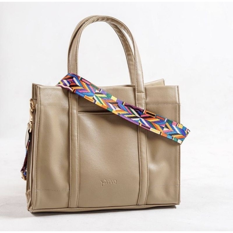 Tas Wanita Jumbo PU Leather Premium 30x26cm Tote Bag 3in1 Jinjing Slempang Bahu Slingbag Tas Selempa