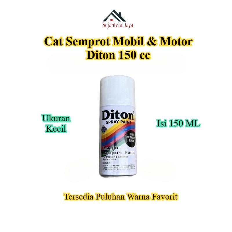 Diton 150cc Cat Semprot Body Velg & Kerangka Motor | Hitam Doff Putih Gloss Merah Maroon Biru candy 