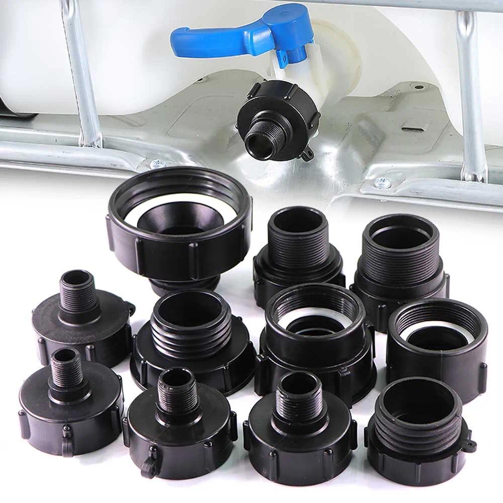 1/2" 3/4" 1" 1.5" 2" 3" 4" IBC Water Tank Conver Adapter Fine x Coarse Thread 1000L Ton Barrel Garde