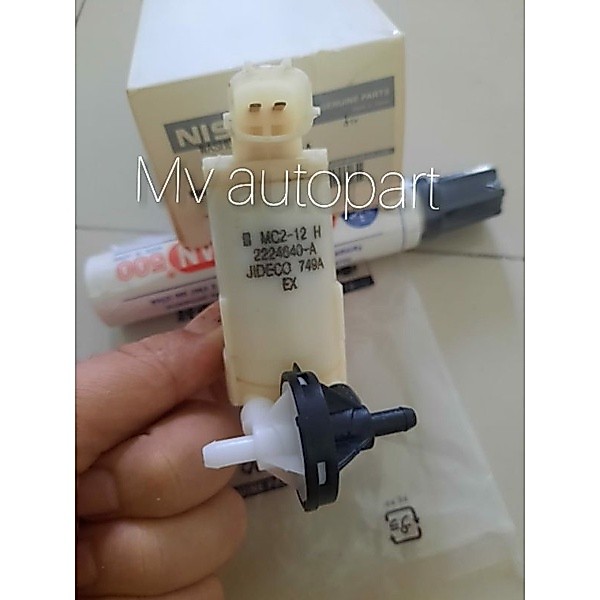 Pompa air washer wiper depan Nissan Livina Ori