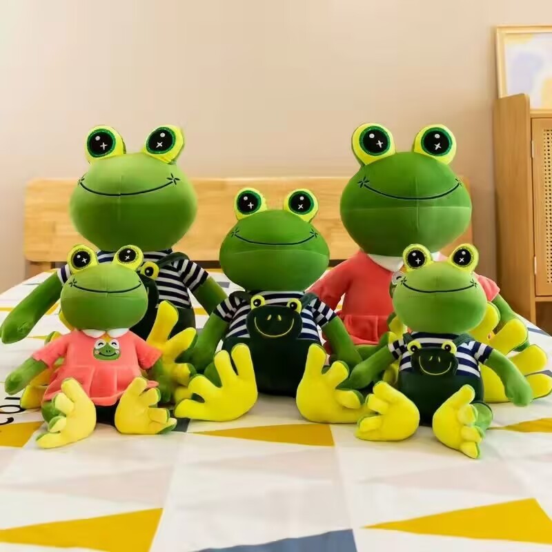 Couple's Frog Plush Toy Frog Princess Doll